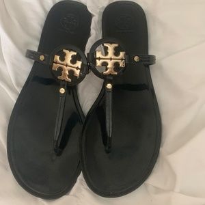 Tory Burch Mini Miller Sandal Black Size 10